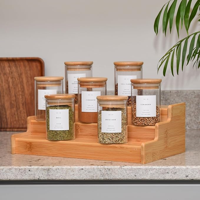 160 Minimalist Spice Jar Labels 133 PRE-Printed Spice Labels 11 DIY White Blank Labels 16 Best by Date Spice Label Waterproof Matte Finish