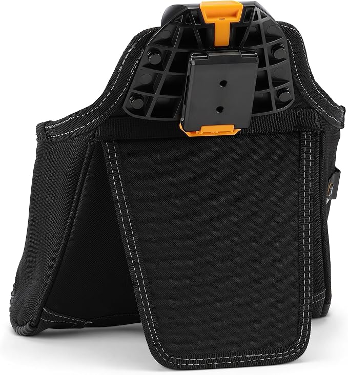 ToughBuilt ClipTech Series - Utility Pouch, Heavy-Duty Tool Pouch with Multiple Pockets, Secure Attachment & Storage for Jobsite Use