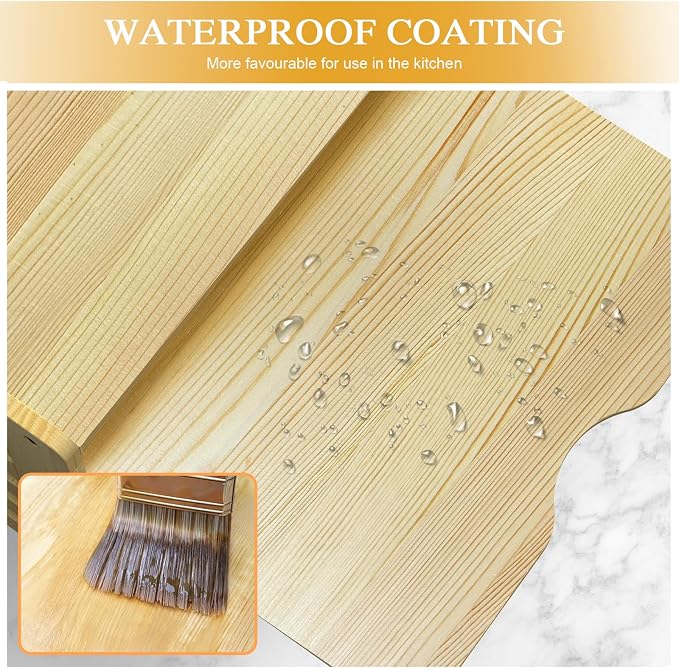 7 Tier Large Size Wooden Tray Dividers for Cabinets, Cookie Baking Sheet Organizer for Cabinet, Vertical Tray Dividers for Storing pans, Baking trays, Cutting Board
