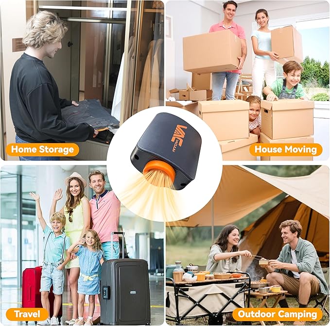 Travel Vacuum Bags for Clothing with Rechargeable Cordless Pump,Vacuum Storage Bags,12 Pack Vacuum Bags,Compression Packing for Clothes,Pillows,Comforters & Travel