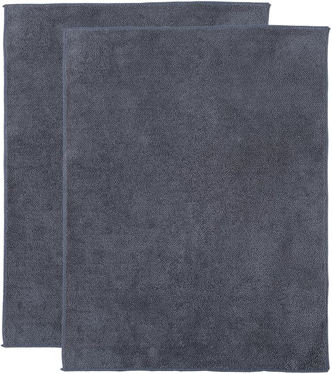 Car Interior Suede Cleaning Towel for Sonata SEL 2024, Ultra Soft High Absorbent Lint Free Scratchless Auto Detail Cloth Grey,XS30cm×30cm