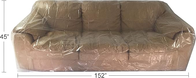 SOFA Moving Covers (2 Pack) - 45" x 152" - Moving & Storage Bags - UBOXES,Water resistant