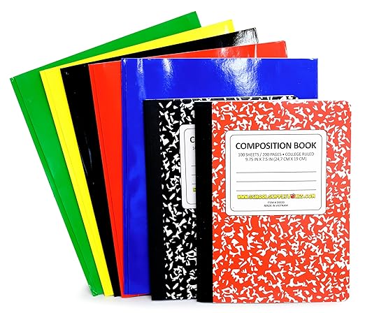 School Supply Boxes | Ultimate High School & College Case (2 Boxes) | Back to School Essentials Kit for Students & Teachers | Includes 1" Binders, College-Ruled Notebooks, Mech. Pencils, & More