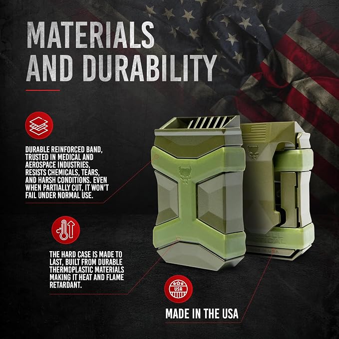Gen 2 Universal Mag Carrier – Ambidextrous IWB/OWB Mag Pouch for Single & Double Stack Magazines. Fits Glock, 1911, S&W, Sig Sauer, Beretta & More.