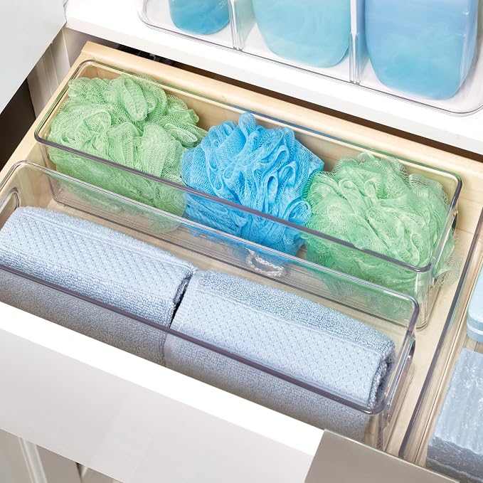 InterDesign Refrigerator and Freezer Storage Container – Deep Organizer Bin for Kitchen, Clear | Deep Organizer Bin, For Kitchen