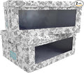 Martha Stewart Collapsible Stackable Organization Lidded Tops Home Storage