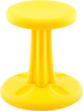 KORE Design Wobble Stool Chair, Girls + Boys Kid Desk Stools, Ergonomic Small Office Chairs, Flexible Seating for Active Child, ADD/ADHD, Classroom, School, Home, Kids (14in), Age 6-7 yrs, Yellow