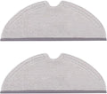 roborock 2 Pack Microfiber Mop Cloths for Q 5, Q5 Pro, Q5 Pro+, Q7, Q7Max, Q8Max, Q8Max+, E Series, S5, S5 Max, S 6, S6 Pure, S6 MaxV Robot Vacuum Cleaner, Mop Pad Replacement Accessories