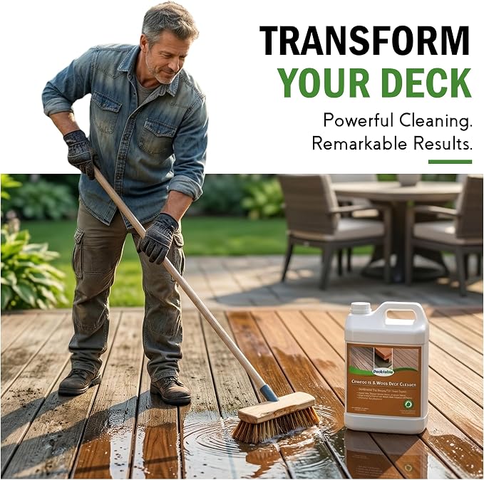 DeckMAX Concentrated Composite & Wood Deck Cleaner - Nation’s Leading Wood & Composite Deck Cleaner Recommended by Manufacturers, Distributors & Contractors