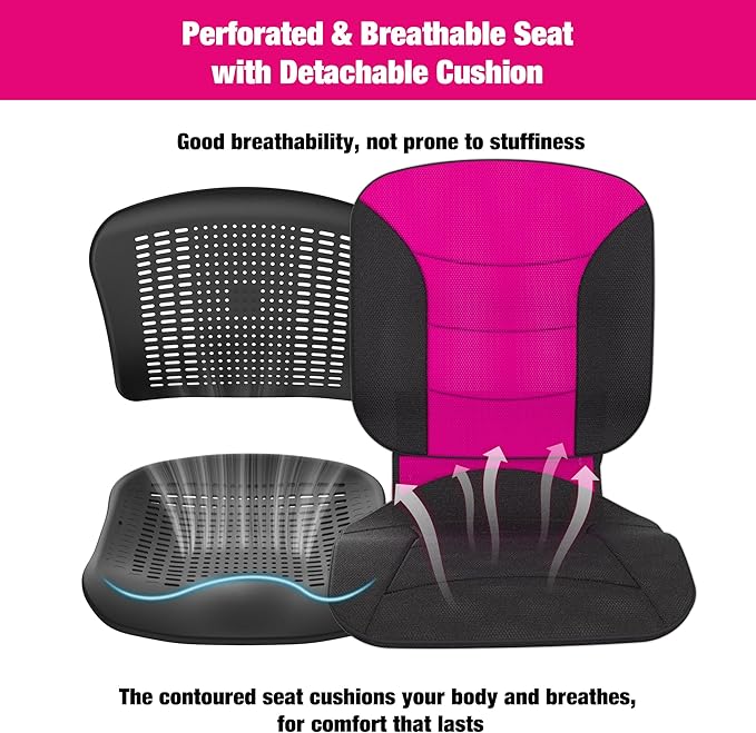 Wheelchairs for Adults Ergonimic Transport Chair Lightweight Foldable with Telescopic Handle 11-inch Big Wheels for All Terrains Travel Wheelchair with Removable Cushion