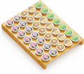 SpaceAid Bamboo K Cup Drawer Organizer Insert, Kitchen K Cups Coffee Pod Holder Tray Organizers for Kcup Coffee Station Drawer Storage Organization (35 Slots)
