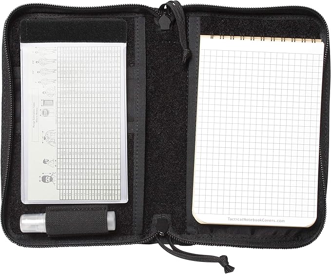 Tactical Notebook Covers Detachable Mini Alcohol Spray Bottle | Compact, Portable Design with Loop for Quick Attachment to Tactical Gear | Ideal for Field Use and Emergency