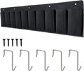RVZONE RV Shoe Pockets 10 Pockets Heavy Hanging Bedside Storage Organizer with Sturdy Hooks Storage Pockets Hangs on bed for Shoes Toys and Tool Accessories