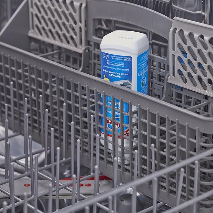 Glisten Dishwasher Magic Disinfectant & Cleaner Lemon 12 Oz (Pack of 2)