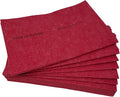 10 Pack Extra Large Original German Shammy Cloths Chamois Towels Super Absorbent for Pets, Parenting Tool Cleaning for Home and Commercial Use Wholesale Bulk (Red)