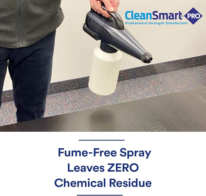 CleanSmart Hospital Disinfectant, Kills 99.9% of Viruses and Bacteria, Hypochlorous Acid Technology, EPA Registered, 1 Gallon (HOCL)
