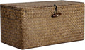Natural Seagrass Storage Baskets with Lid,Multipurpose Home Organizer Bins Boxes for Shelf Organizer,Decorative Storage Bins