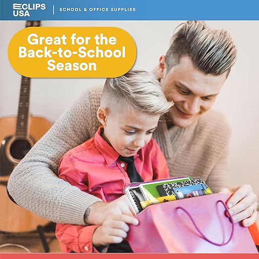 School Supplies for Kids (12 Kits Bulk), Back to School Supply Box, Supplies for Girls Or Boys, Supplies Bundle Kit (12)