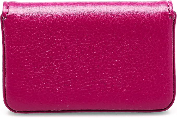 RFID Blocking Wallet - Minimalist Leather Business Credit Card Holder - Rose