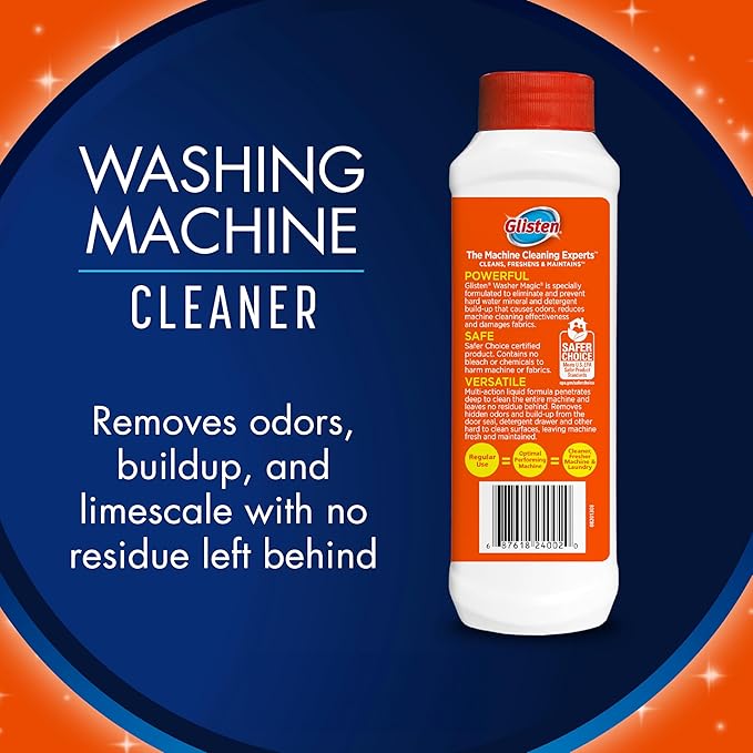 Glisten Dishwasher Magic AND Washer Magic, Value Pack, 12 Fl. Oz. bottle of each