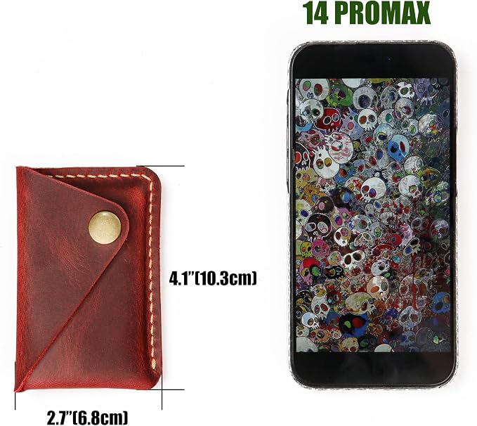 Leather credit card holder, credit card case,business card holder for men,mens slim wallet,Front Pocket Wallet