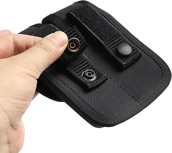 TACNEX Single/Double Magazine Pouch Duty Belt Nylon Mag Holder Pistol Mag MOLLE Holster Carry Case Compatible w/Double & Single Stack Magazines .380, 9mm & 40 Cal for Glock H&K Ruger S&W M&P Walther