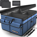 FORTEM Trunk Organizer For SUV Car Trunk Organizer, Foldable Storage, Car Accessories for Women Men, Collapsible Bag, 600D Oxford, Non Slip Bottom, Straps, Soft Cover (65L)