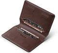 VULKIT Slim Minimalist Card Holder RFID Blocking Leather Credit Card Holder Front Pocket Wallet Magnetic Closure
