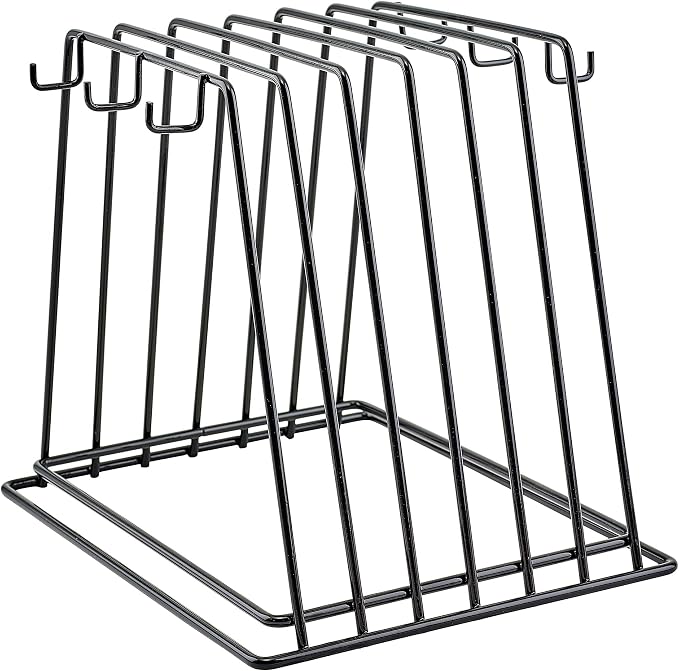 Winco 6-Slot Cutting Board Rack, Vinyl Coated Medium