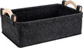 Small Basket Gray Storage Baskets for Shelves Fabric Storage Bins for Living Room Kitchen Playroom Bathroom Toilet Dorm Narrow Storage Basket Organizer Decorative Basket