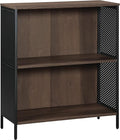 OSP Home Furnishings Ace Contemporary Modern Storage Bookcase with Shelves, 2 Shelves, Ozark Ash Finish