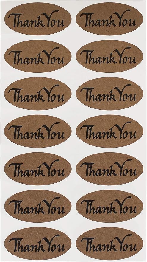 ChromaLabel 1 x 2 Inch Oval Kraft Spice Stickers, 14 Designs, 112 Pack | Printed oval kraft labels for spice jars, pantry containers and kitchen organization; 14 assorted designs. Made in USA
