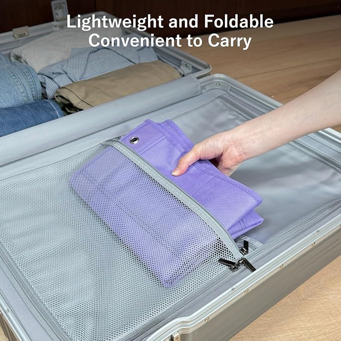 F-color Over the Door Organizer for Cruise - 16-Pocket Hanging Organizer | Tool-Free Mount with 4 Metal Hooks, See-Through Mesh Pockets, Lightweight & Foldable, Space-Saving for Travel and Daily Use