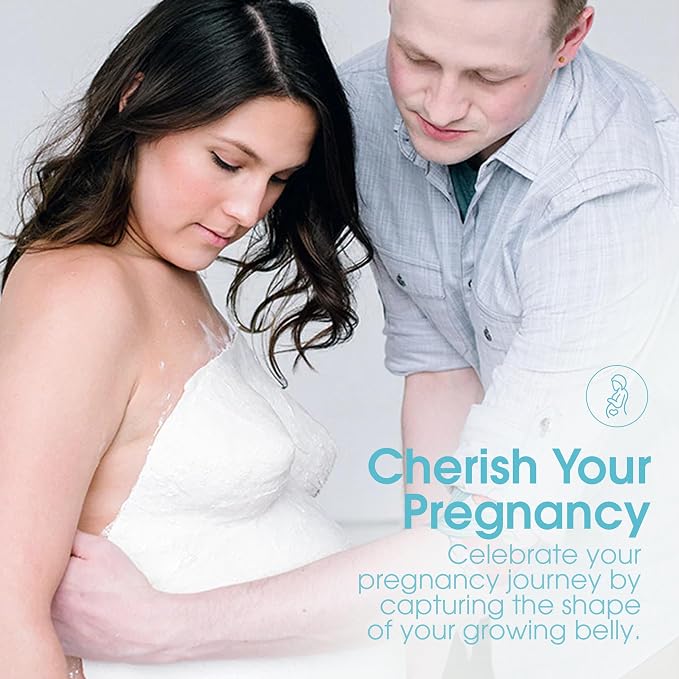 Pearhead Belly Casting Kit, Pregnancy Keepsake Making Kit, Easy DIY Plaster Cast Baby Bump Keepsake, Baby Gift For Expecting Moms and Ideal Nursery Decor, White | Easy DIY Plaster Cast Baby Bump Keepsake, Maternity Craft, Baby Gift For Expecting Moms, ...
