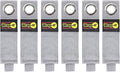 Heavy-Duty Wrap-It Storage Straps - 10" (6-Pack) Silver - Garage Organizer and Electric Cord Holder for Garage Essentials