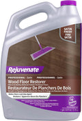 Rejuvenate Professional Wood Floor Restorer Fills Scratches, Seals And Protects Wood Flooring For A Matte Satin Finish, 1 Gallon | 1-Coat Application Fills Scratches, Shines & Protects Hardwood Floors, Leaves A Satin Finish, Safe For Pets & Kids