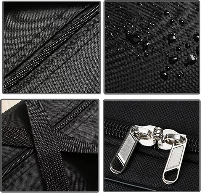 College Packing Bags Black Moving Heavy Duty 150L Waterproof Reusable Dorm Jumbo Comforter Oxford Cloth Size Storage Bags (2 Pack)
