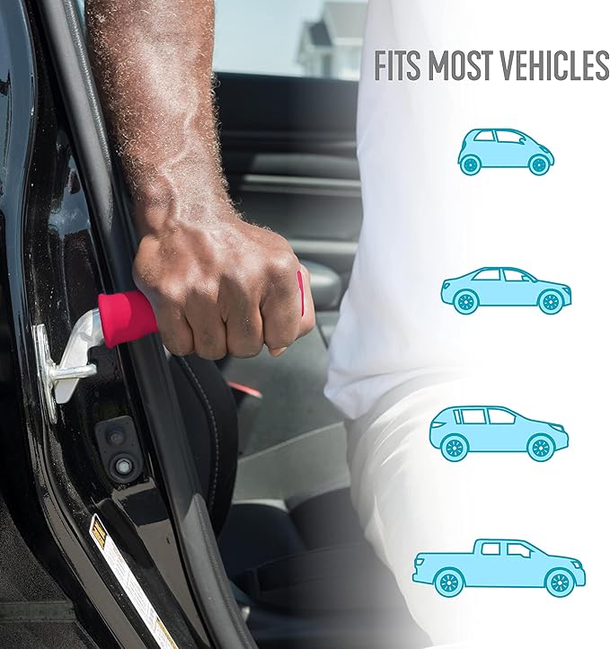 Able Life Vehicle Support Handle and Mobility Aid, Portable Car Assist Grab Bar for Sit-to-Stand Assistance, Ideal for Seniors and Adults, Durable Door Handle Support with Ergonomic Design