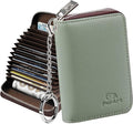 FurArt Zipper Wallet Women, RFID Blocking Credit Card Wallet, Business Card Holder, Compact Size KeyChain Wallet