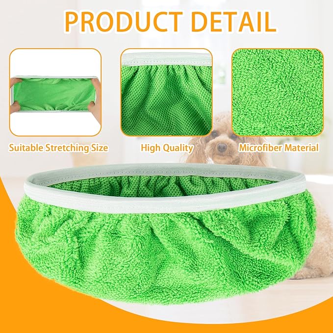 Unoutur Reusable Dry Sweeping Cloths Microfiber Wet Mop Pads Compatible with Swiffer Sweeper Mop Replacement Sweeping Mopping pad Refills for Hardwood Surface Floor Cleaning (10PCS)