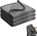 Longzhuo Shower Cleaning Cloths, 3pcs Drying Towel Super Absorbent Microfiber Bath Towels, Microfiber Cleaning Cloth for Windows, Bathroom, Car Home Office