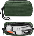 tomtoc Electronics Organizer Travel Case Performance, Cable Tech Pouch | Water Resistant Accessories Bag Carry Storage for Cord, Phone, Cables, Airpods, USB Flash Drive, Daily Items