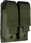 ELVO Pistol Magazine Holster, Double 9mm Mag Pouch | Open-Top Dual Magazine Holder, Tactical Belt, Molle Compatible