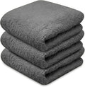 Towelogy® Super Absorbent Microfibre Cloth | Absorbs Over 10 Times its Weight in Water | Sponge-Like Absorbency | Multipurpose Scratch-Free Cleaning Cloth for Household Use (Grey)