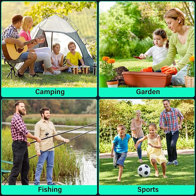 Collapsible Wagon Cart with Wheels Foldable, 360 Lbs Heavy Duty Folding Utility Wagon - Portable All Terrain Grocery Cart for Groceries/Shopping/Outdoor/Camping/Fishing/Sports