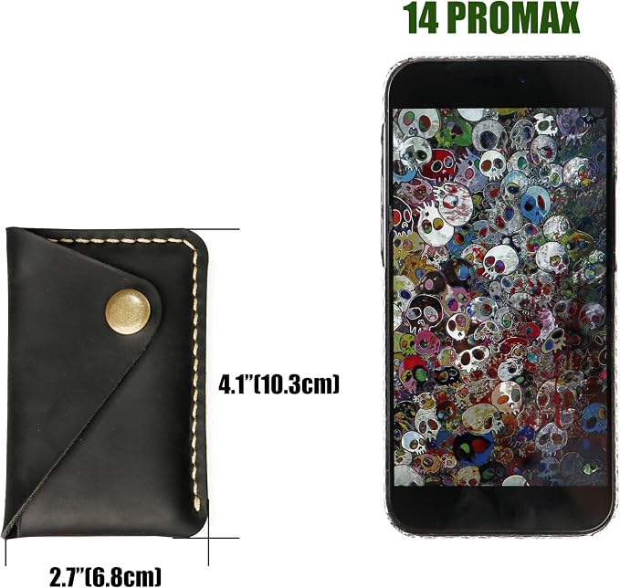 Leather credit card holder, credit card case,business card holder for men,mens slim wallet,Front Pocket Wallet