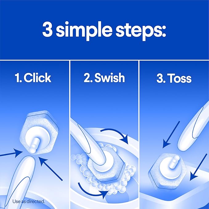 Clorox 03191CT Toilet Wand Disposable Toilet Cleaning Kit: Handle, Caddy & Refills, White (Case of 6)