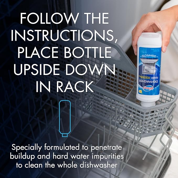 Glisten Dishwasher Magic AND Washer Magic, Value Pack, 12 Fl. Oz. bottle of each