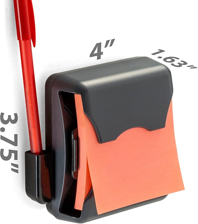 Officemate Magnetic Pop-Up Note Dispenser, 3 x 3 Notes (25908)