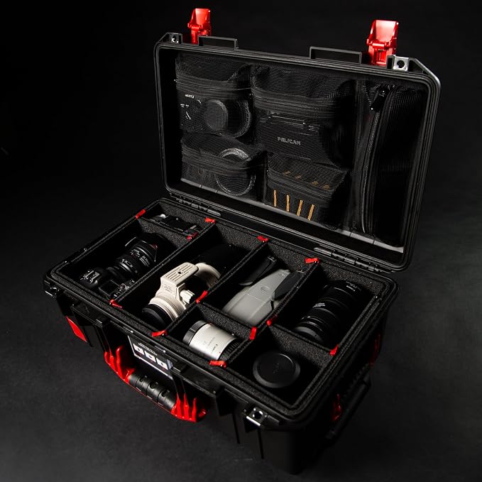 Upgraded Mesh Lid Organizer for Pelican 1510 Carry-On Case | Maximize Lid Storage & Organization